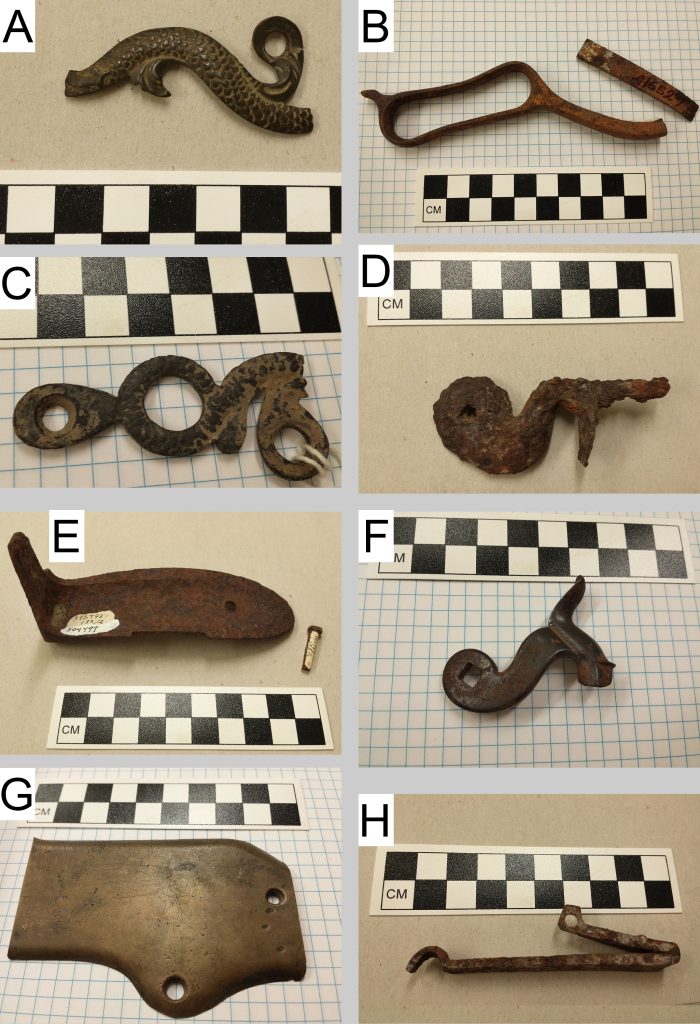 Eight-photo collage showing more-or-less rusty gun parts, as detailed in the footnotes.